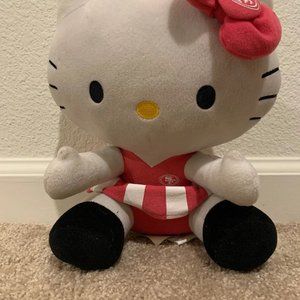 Hello Kitty NFL Cheerleader 49ers Plush